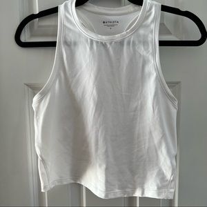 Athleta racer back crop